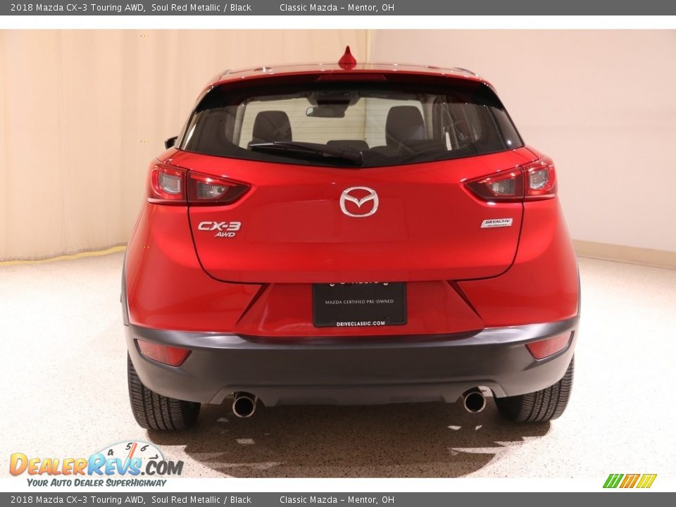 2018 Mazda CX-3 Touring AWD Soul Red Metallic / Black Photo #18