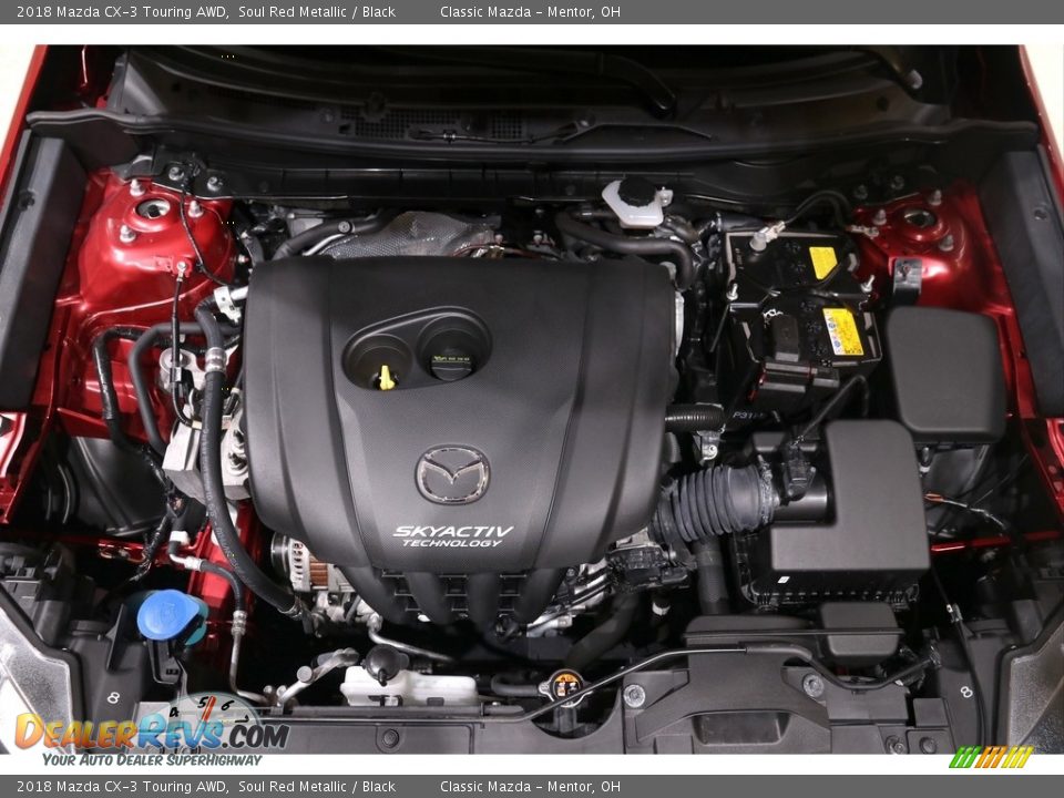 2018 Mazda CX-3 Touring AWD Soul Red Metallic / Black Photo #19