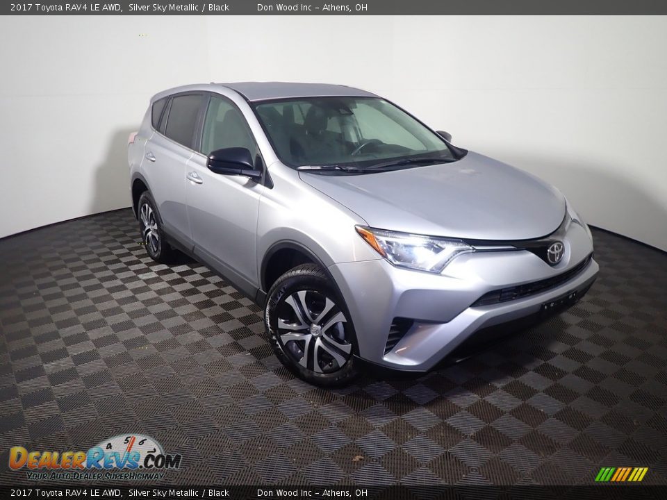 2017 Toyota RAV4 LE AWD Silver Sky Metallic / Black Photo #3