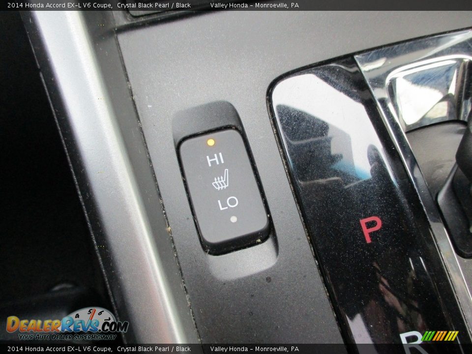 2014 Honda Accord EX-L V6 Coupe Crystal Black Pearl / Black Photo #17