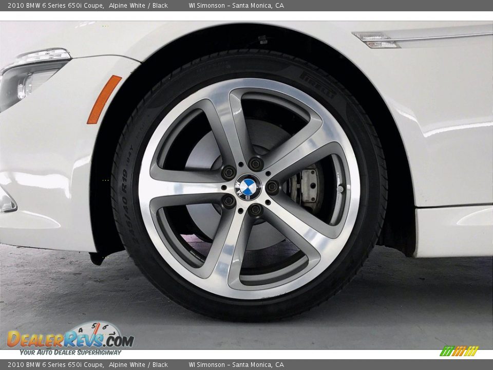 2010 BMW 6 Series 650i Coupe Alpine White / Black Photo #8