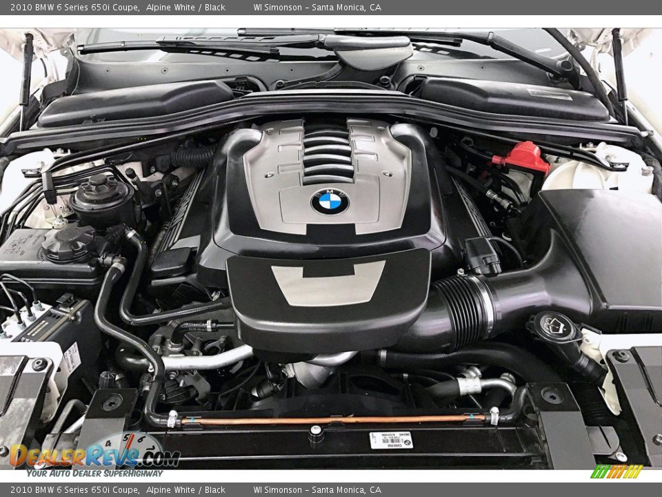 2010 BMW 6 Series 650i Coupe Alpine White / Black Photo #9