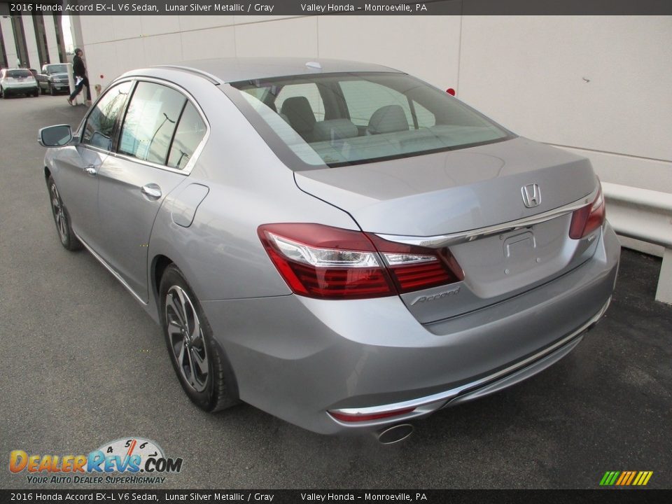 2016 Honda Accord EX-L V6 Sedan Lunar Silver Metallic / Gray Photo #3