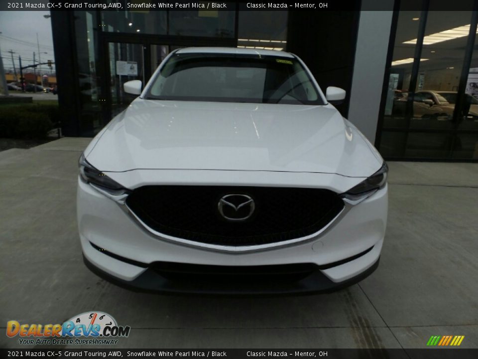 2021 Mazda CX-5 Grand Touring AWD Snowflake White Pearl Mica / Black Photo #1