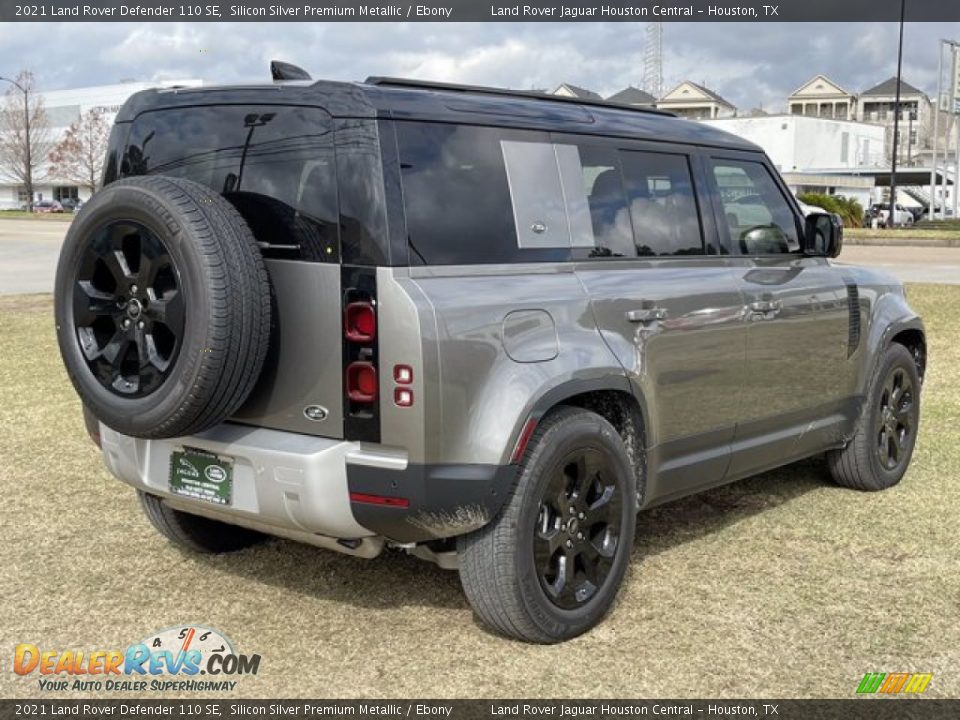 2021 Land Rover Defender 110 SE Silicon Silver Premium Metallic / Ebony Photo #3