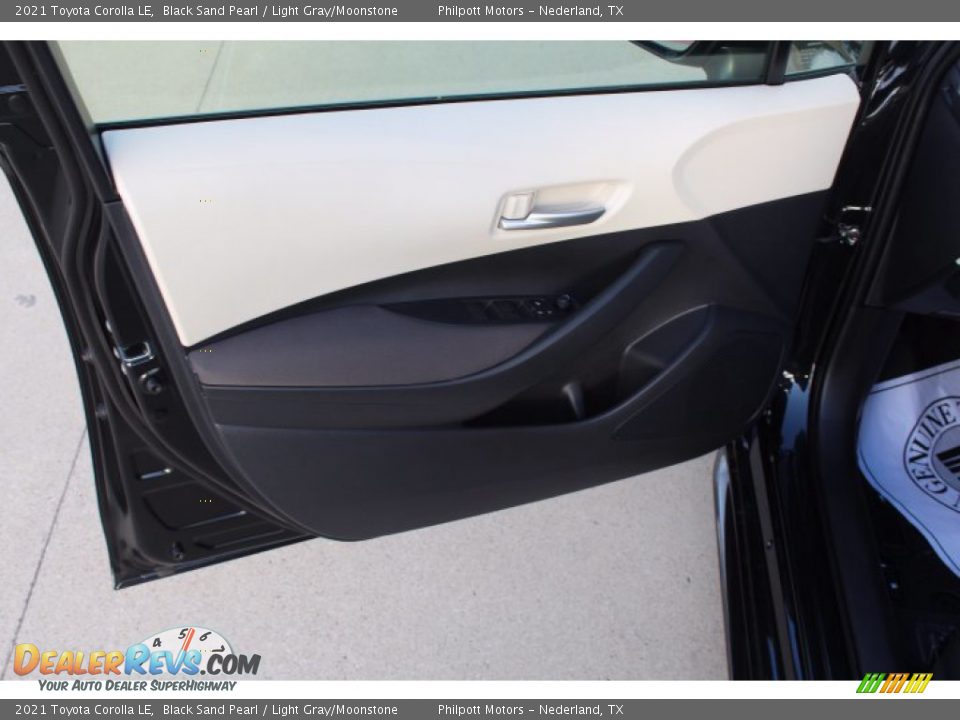 2021 Toyota Corolla LE Black Sand Pearl / Light Gray/Moonstone Photo #9