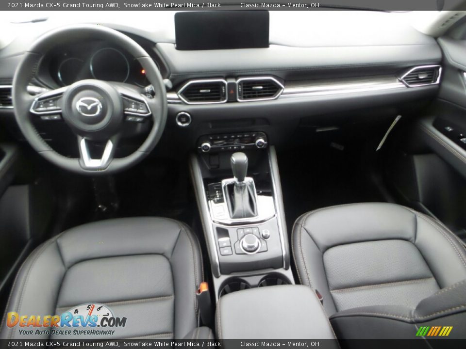 2021 Mazda CX-5 Grand Touring AWD Snowflake White Pearl Mica / Black Photo #6