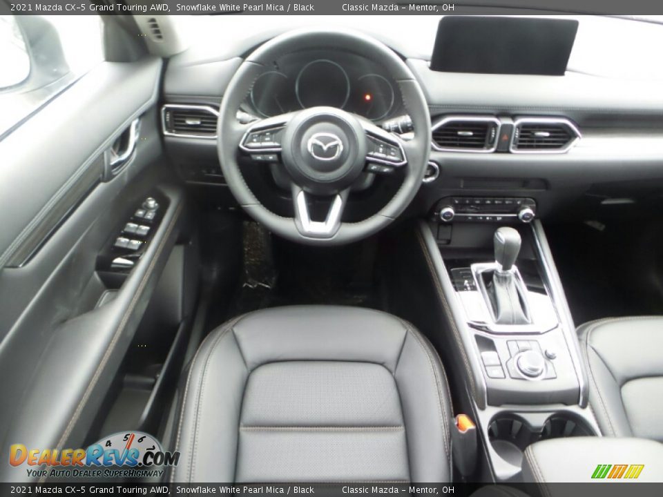 2021 Mazda CX-5 Grand Touring AWD Snowflake White Pearl Mica / Black Photo #7