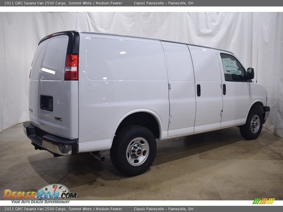 2021 GMC Savana Van 2500 Cargo Summit White / Medium Pewter Photo #2
