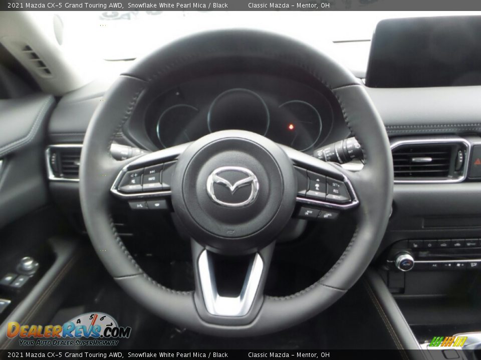 2021 Mazda CX-5 Grand Touring AWD Snowflake White Pearl Mica / Black Photo #8