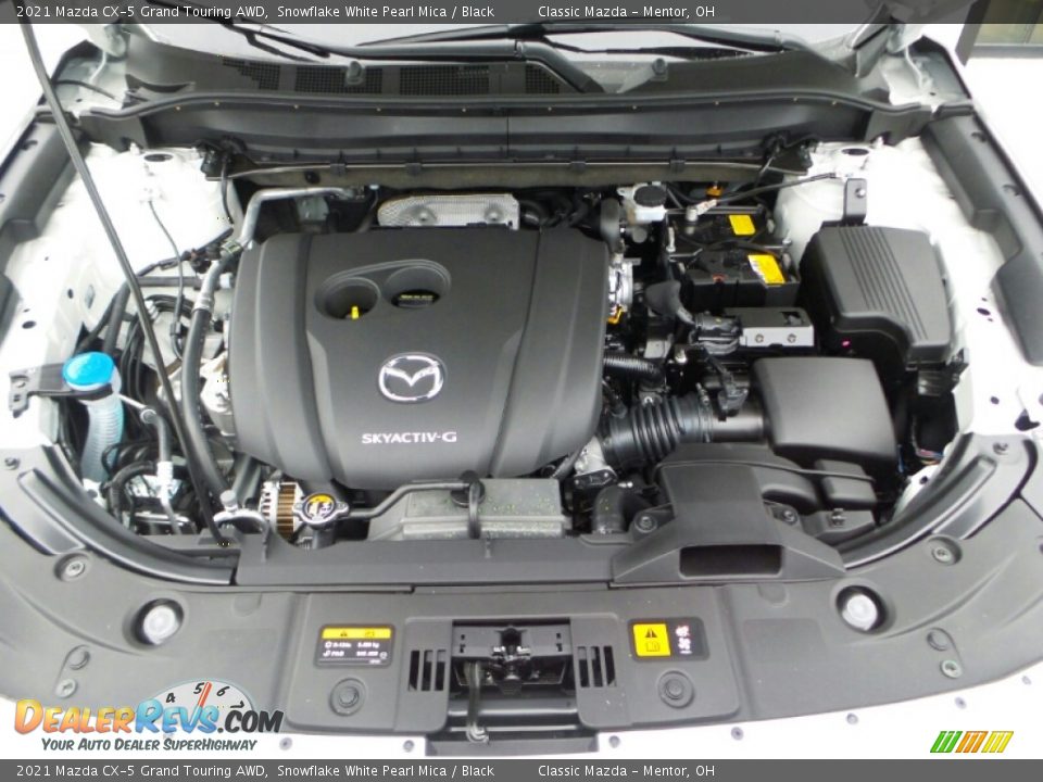 2021 Mazda CX-5 Grand Touring AWD Snowflake White Pearl Mica / Black Photo #9