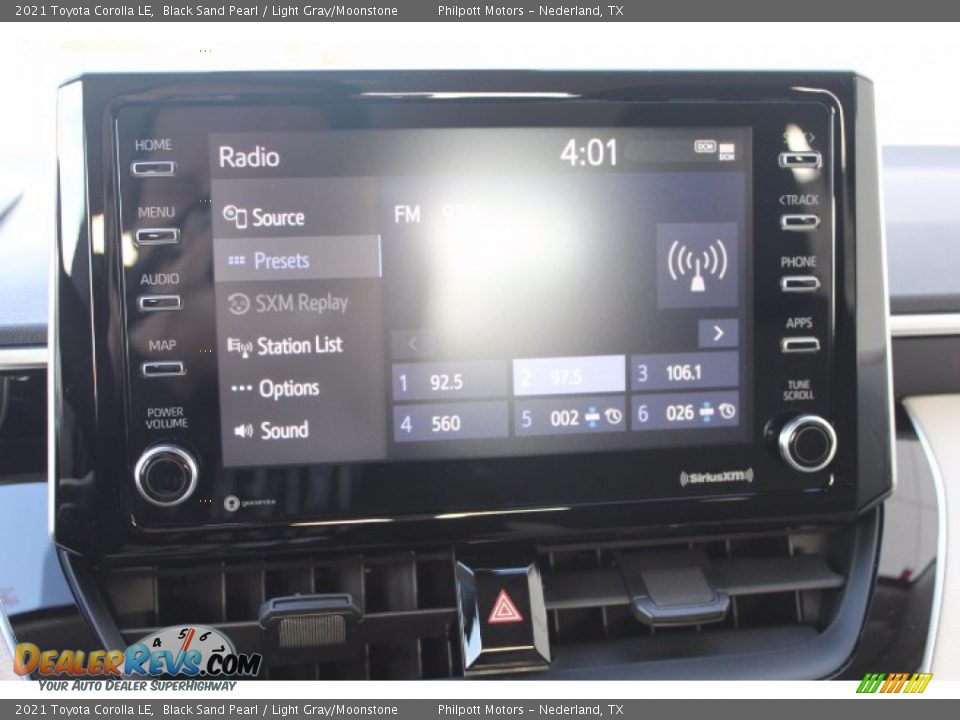 2021 Toyota Corolla LE Black Sand Pearl / Light Gray/Moonstone Photo #15