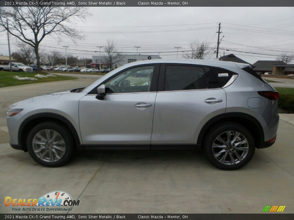 2021 Mazda CX-5 Grand Touring AWD Sonic Silver Metallic / Black Photo #1