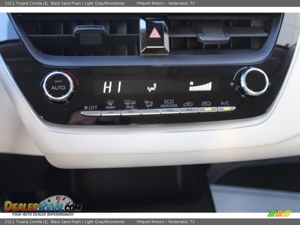 2021 Toyota Corolla LE Black Sand Pearl / Light Gray/Moonstone Photo #16