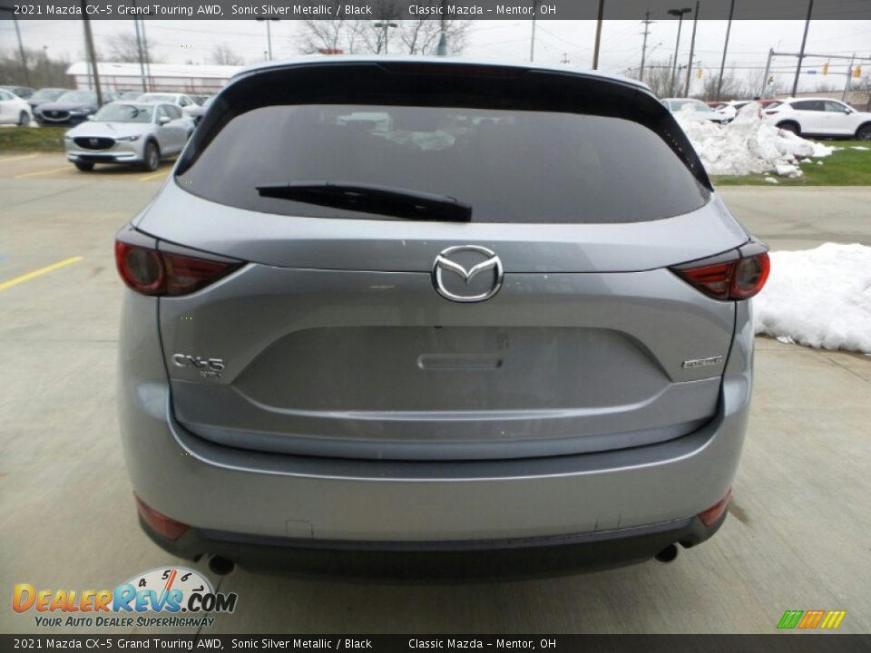 2021 Mazda CX-5 Grand Touring AWD Sonic Silver Metallic / Black Photo #2
