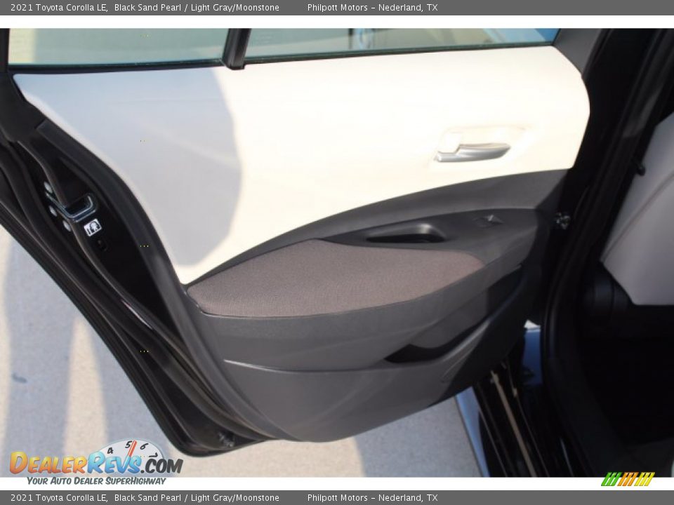 2021 Toyota Corolla LE Black Sand Pearl / Light Gray/Moonstone Photo #18