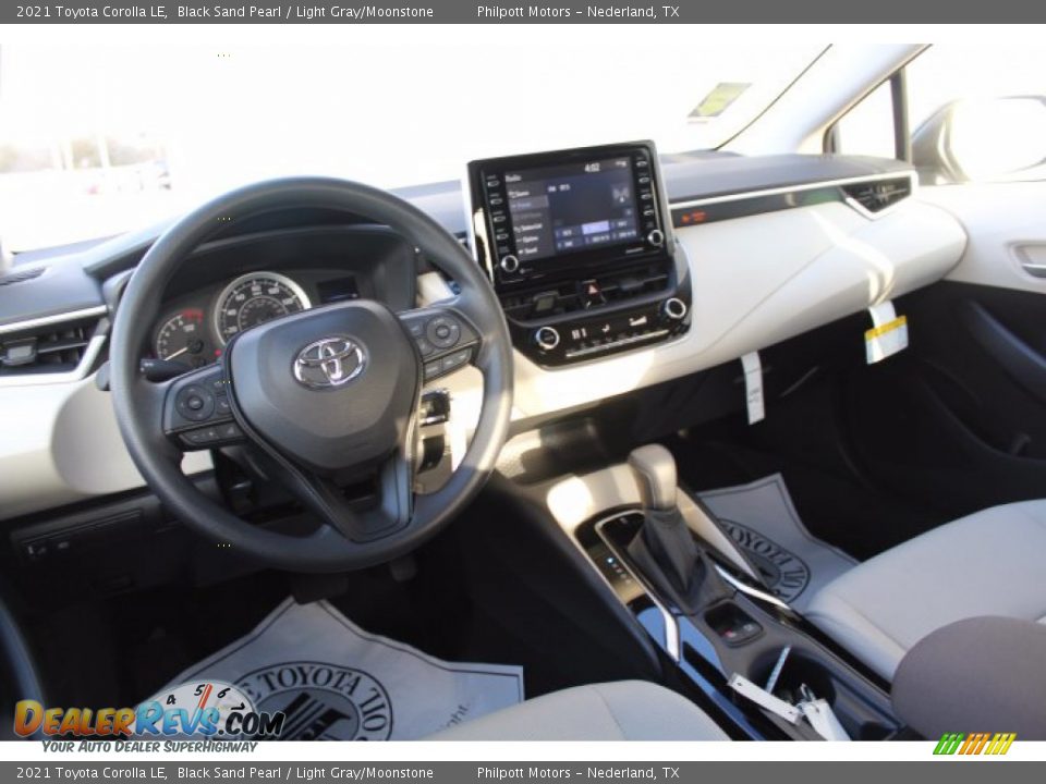 2021 Toyota Corolla LE Black Sand Pearl / Light Gray/Moonstone Photo #20