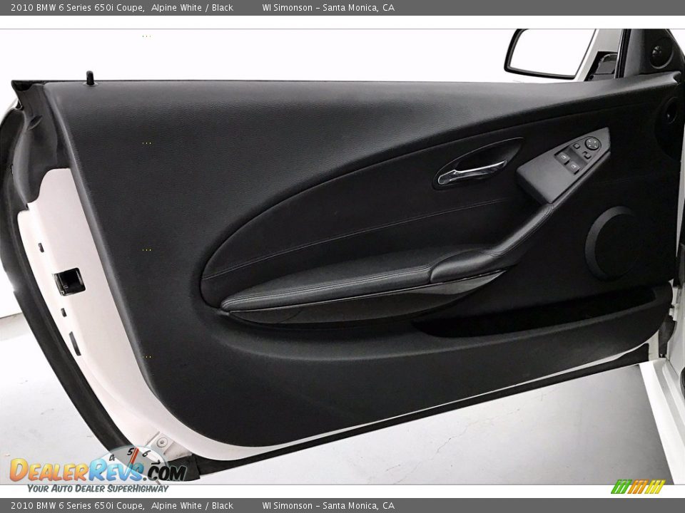 2010 BMW 6 Series 650i Coupe Alpine White / Black Photo #26