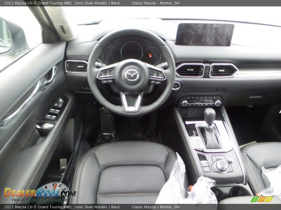 2021 Mazda CX-5 Grand Touring AWD Sonic Silver Metallic / Black Photo #5