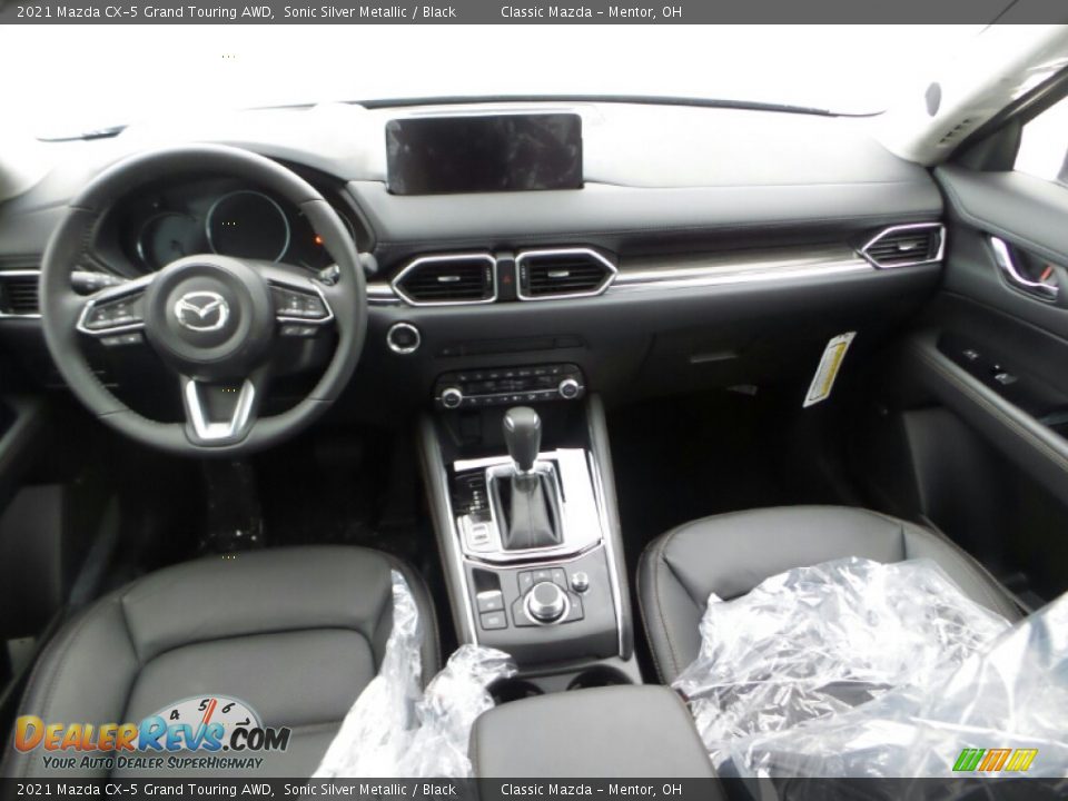 2021 Mazda CX-5 Grand Touring AWD Sonic Silver Metallic / Black Photo #6