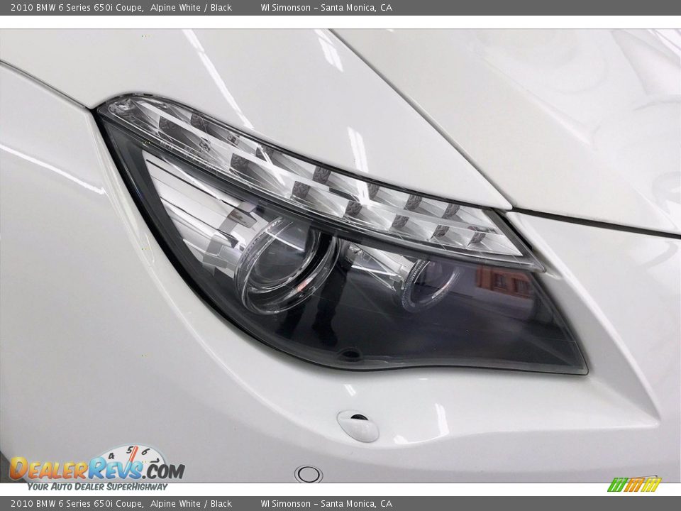 2010 BMW 6 Series 650i Coupe Alpine White / Black Photo #28