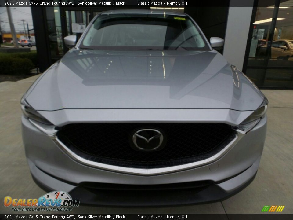2021 Mazda CX-5 Grand Touring AWD Sonic Silver Metallic / Black Photo #8