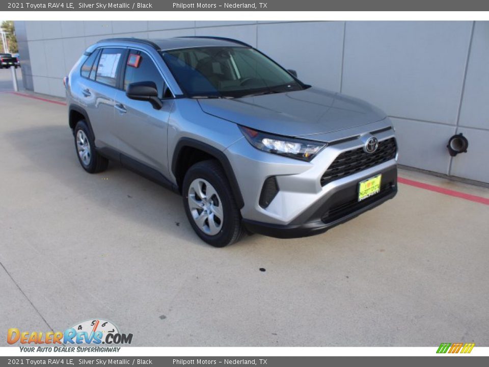 2021 Toyota RAV4 LE Silver Sky Metallic / Black Photo #2