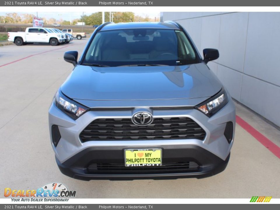 2021 Toyota RAV4 LE Silver Sky Metallic / Black Photo #3