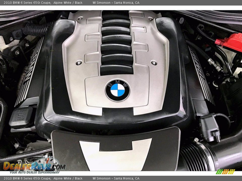 2010 BMW 6 Series 650i Coupe Alpine White / Black Photo #32