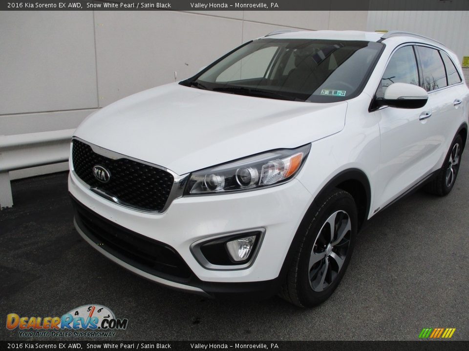 2016 Kia Sorento EX AWD Snow White Pearl / Satin Black Photo #8