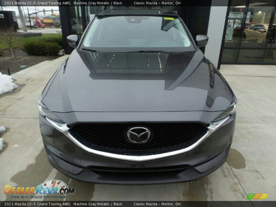 2021 Mazda CX-5 Grand Touring AWD Machine Gray Metallic / Black Photo #1