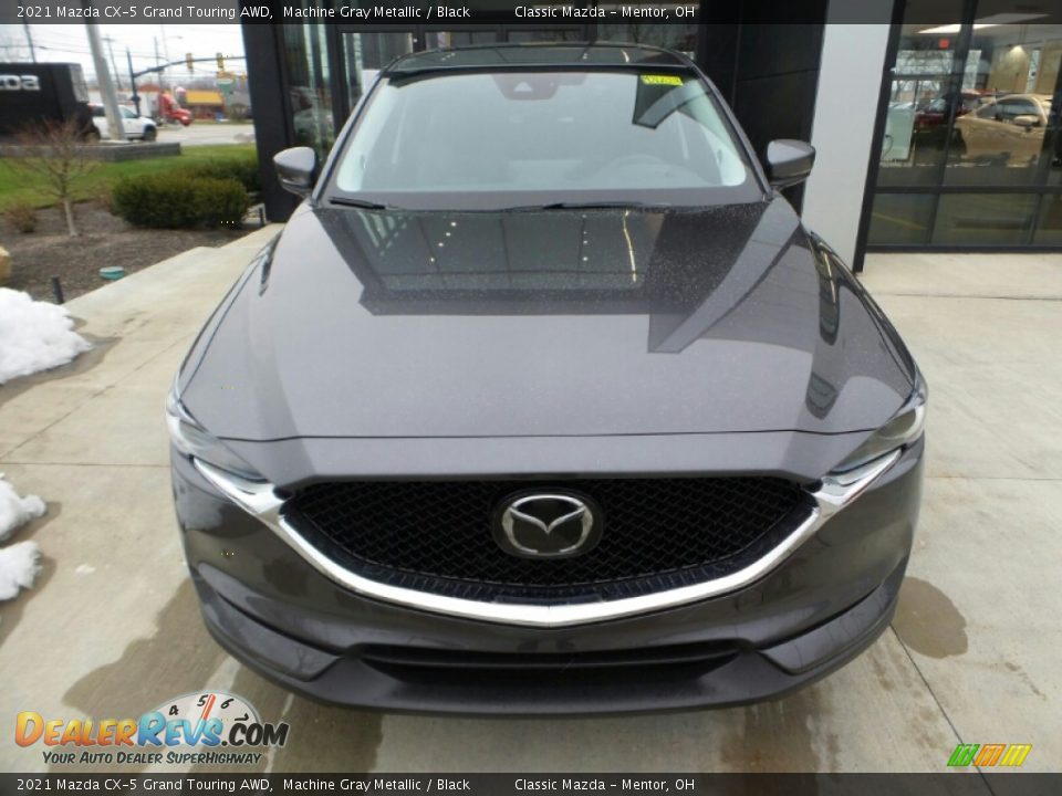 2021 Mazda CX-5 Grand Touring AWD Machine Gray Metallic / Black Photo #2