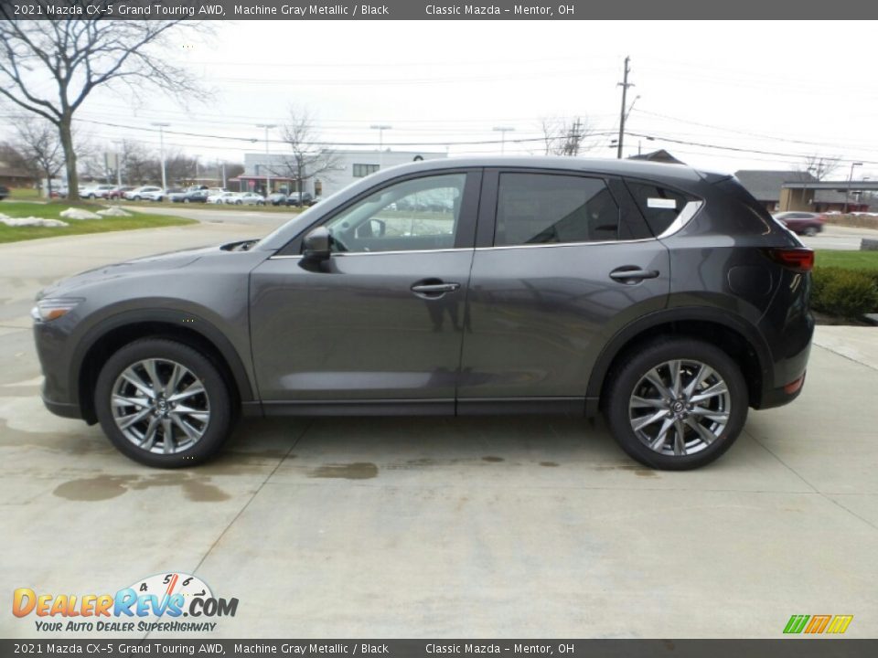 2021 Mazda CX-5 Grand Touring AWD Machine Gray Metallic / Black Photo #4