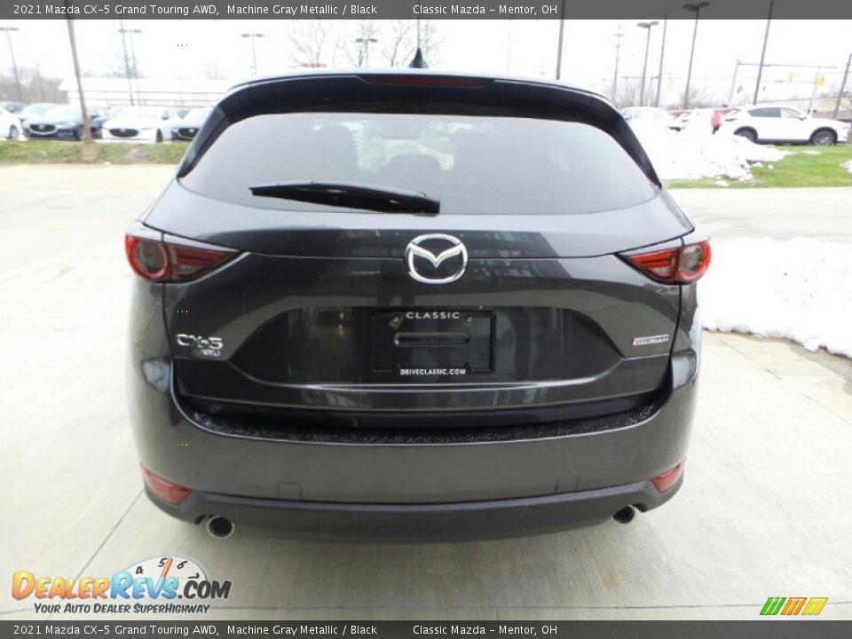 2021 Mazda CX-5 Grand Touring AWD Machine Gray Metallic / Black Photo #5