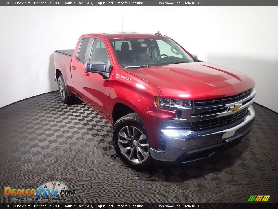 2019 Chevrolet Silverado 1500 LT Double Cab 4WD Cajun Red Tintcoat / Jet Black Photo #4