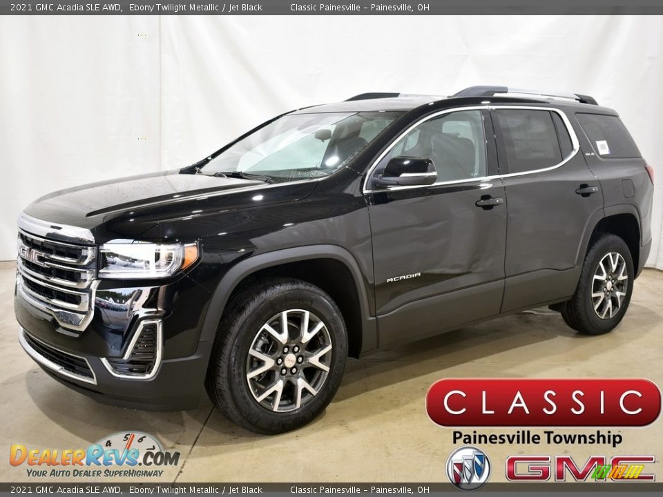 2021 GMC Acadia SLE AWD Ebony Twilight Metallic / Jet Black Photo #1