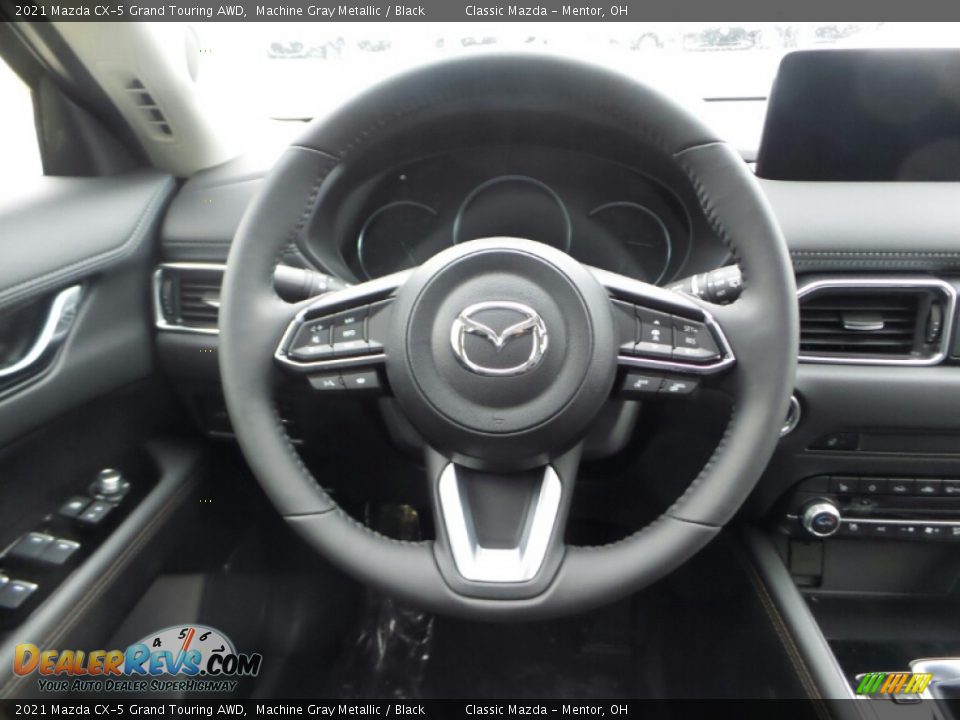 2021 Mazda CX-5 Grand Touring AWD Machine Gray Metallic / Black Photo #10