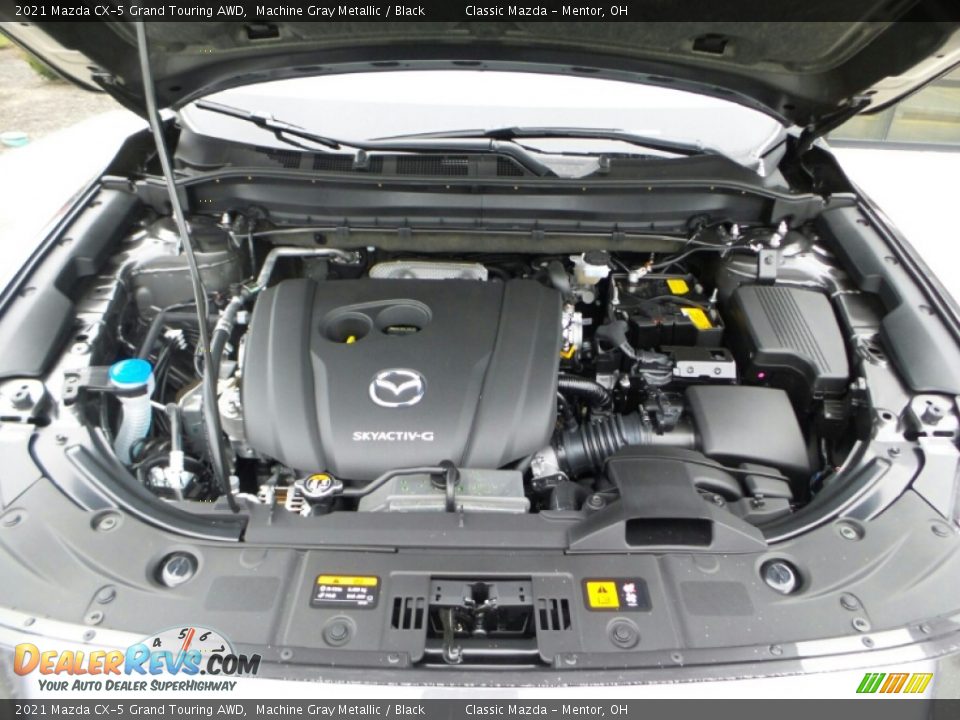 2021 Mazda CX-5 Grand Touring AWD Machine Gray Metallic / Black Photo #11
