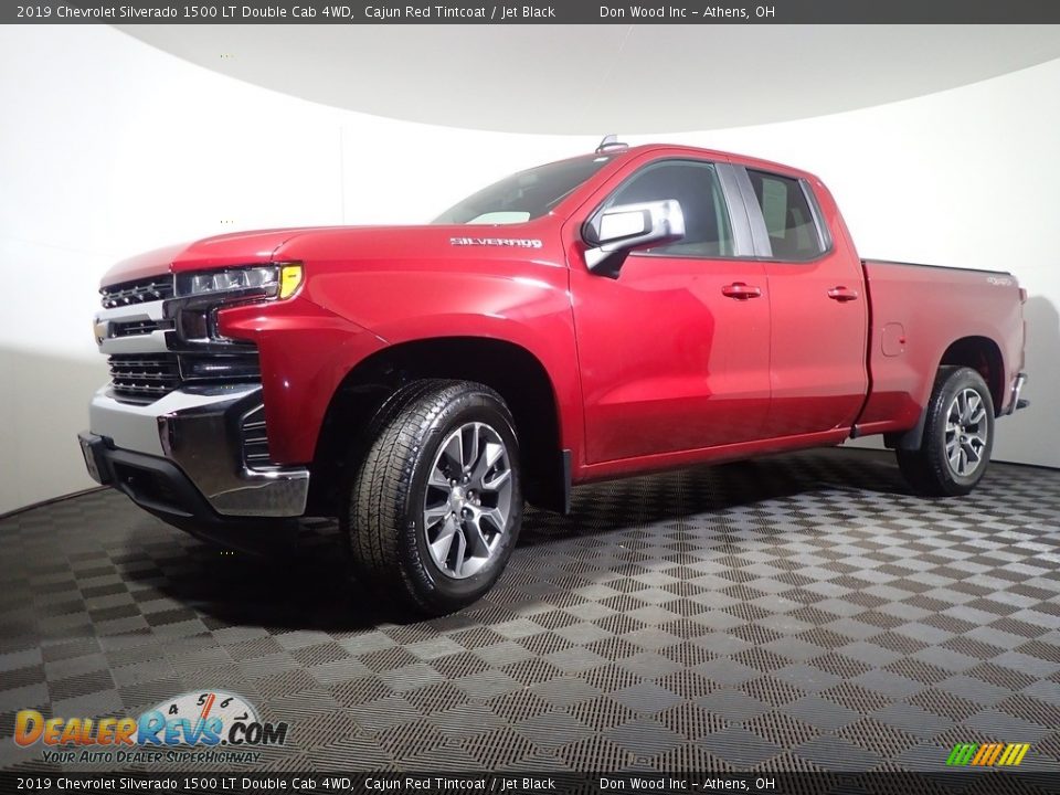 2019 Chevrolet Silverado 1500 LT Double Cab 4WD Cajun Red Tintcoat / Jet Black Photo #8