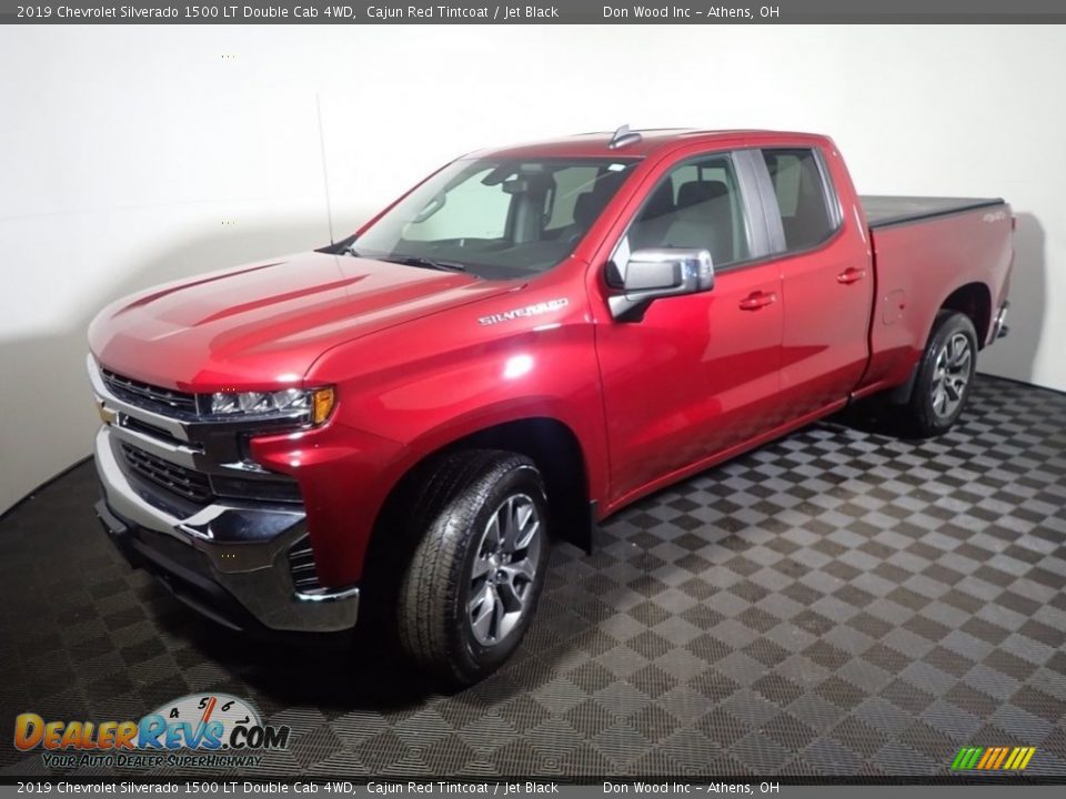 2019 Chevrolet Silverado 1500 LT Double Cab 4WD Cajun Red Tintcoat / Jet Black Photo #9