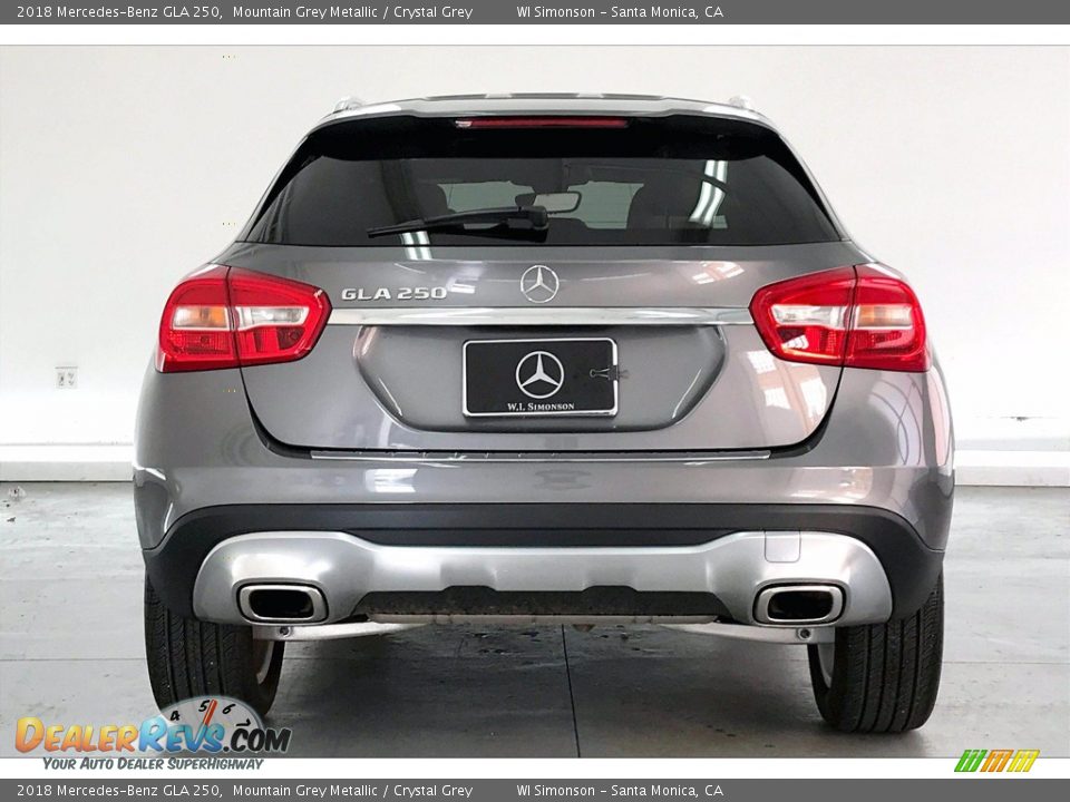 2018 Mercedes-Benz GLA 250 Mountain Grey Metallic / Crystal Grey Photo #3