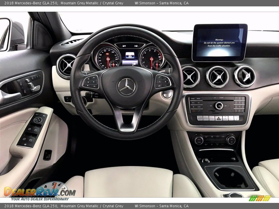 2018 Mercedes-Benz GLA 250 Mountain Grey Metallic / Crystal Grey Photo #4