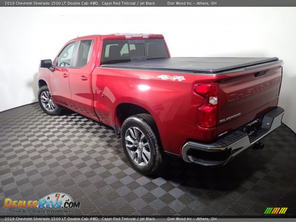 2019 Chevrolet Silverado 1500 LT Double Cab 4WD Cajun Red Tintcoat / Jet Black Photo #12