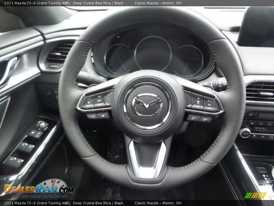 2021 Mazda CX-9 Grand Touring AWD Steering Wheel Photo #8