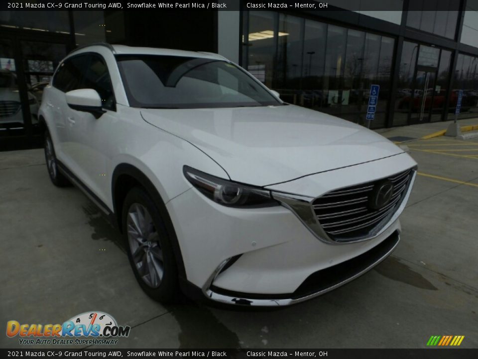 2021 Mazda CX-9 Grand Touring AWD Snowflake White Pearl Mica / Black Photo #2