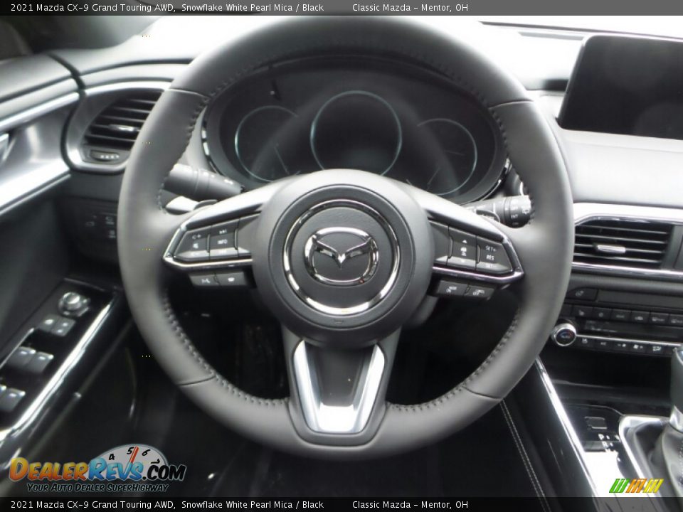 2021 Mazda CX-9 Grand Touring AWD Steering Wheel Photo #5