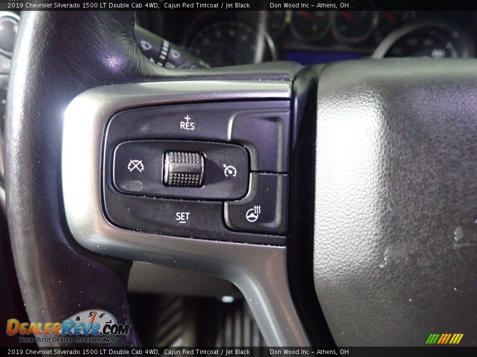 2019 Chevrolet Silverado 1500 LT Double Cab 4WD Cajun Red Tintcoat / Jet Black Photo #28