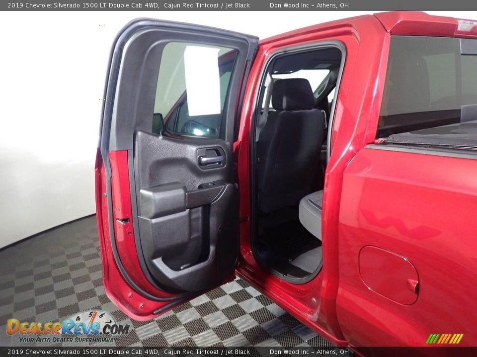 2019 Chevrolet Silverado 1500 LT Double Cab 4WD Cajun Red Tintcoat / Jet Black Photo #34