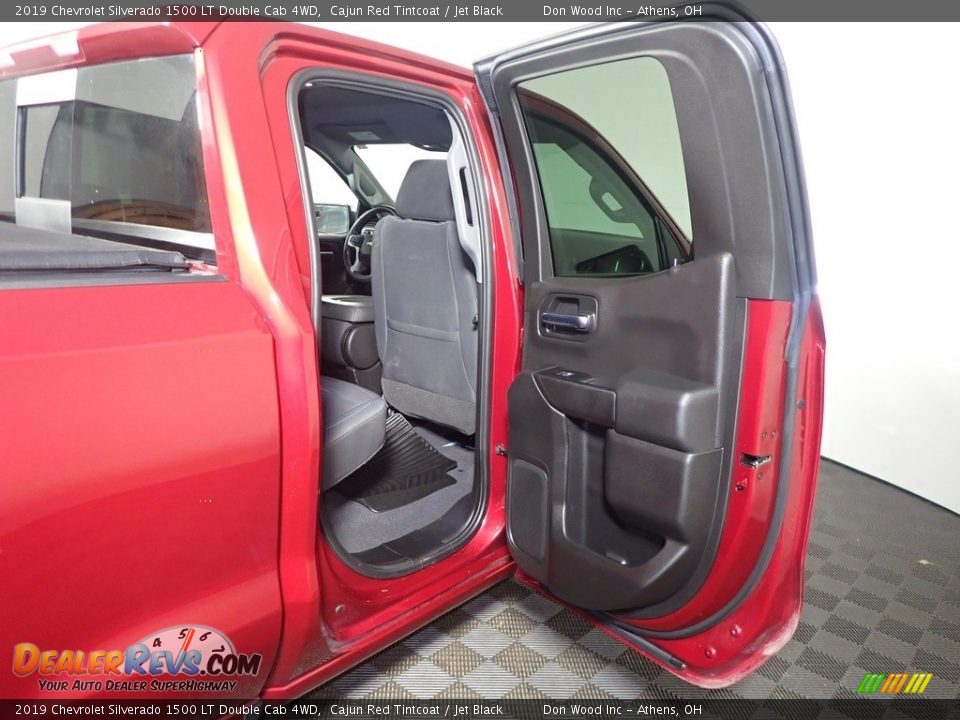 2019 Chevrolet Silverado 1500 LT Double Cab 4WD Cajun Red Tintcoat / Jet Black Photo #36