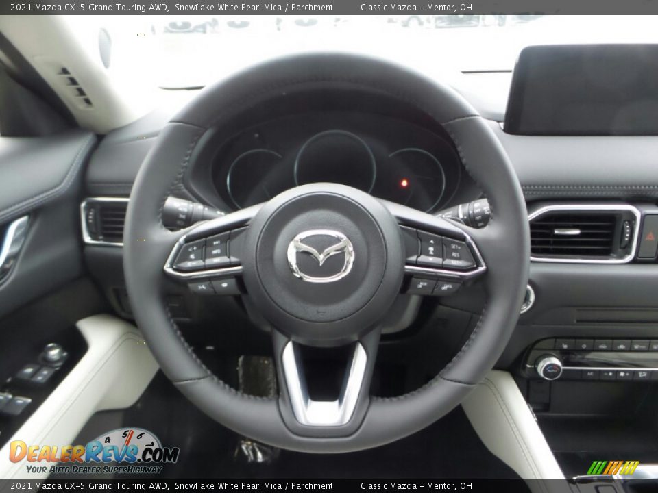 2021 Mazda CX-5 Grand Touring AWD Steering Wheel Photo #9